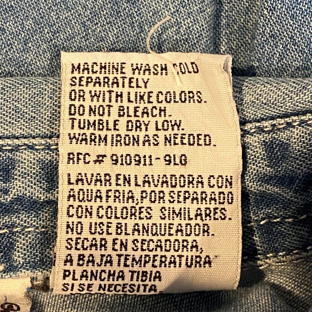 Bobbie Brooks Chambray Embroidered Button Down Sh… - image 7